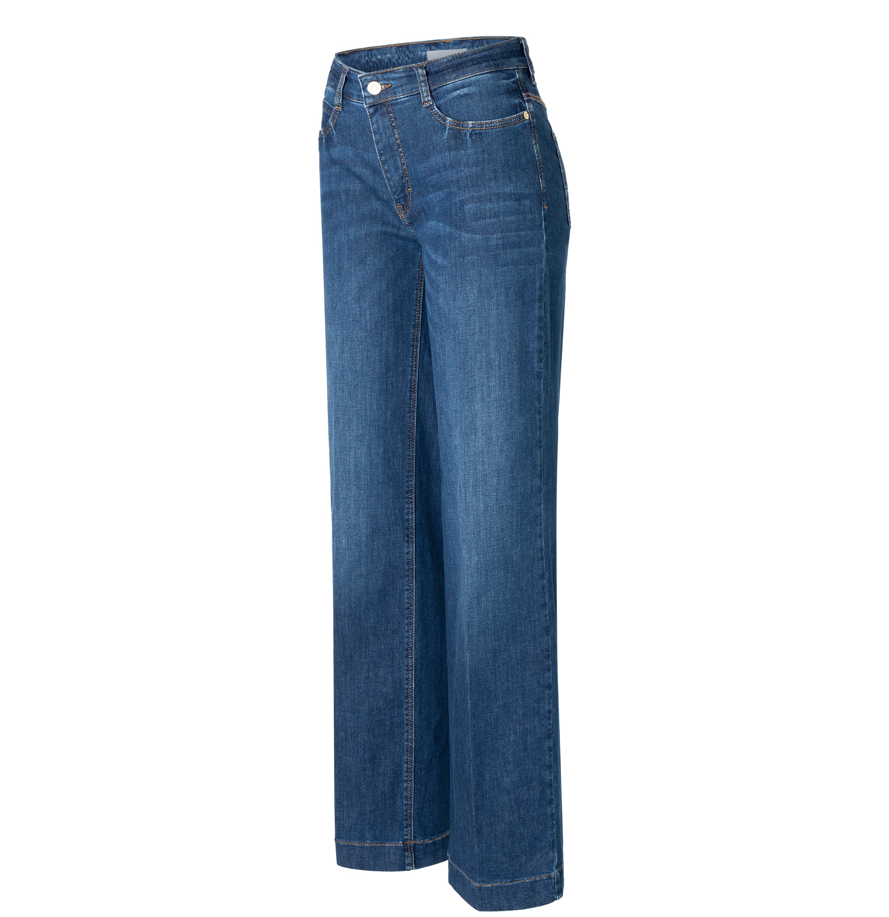MAC Wide Leg Fashion Blue Washed
