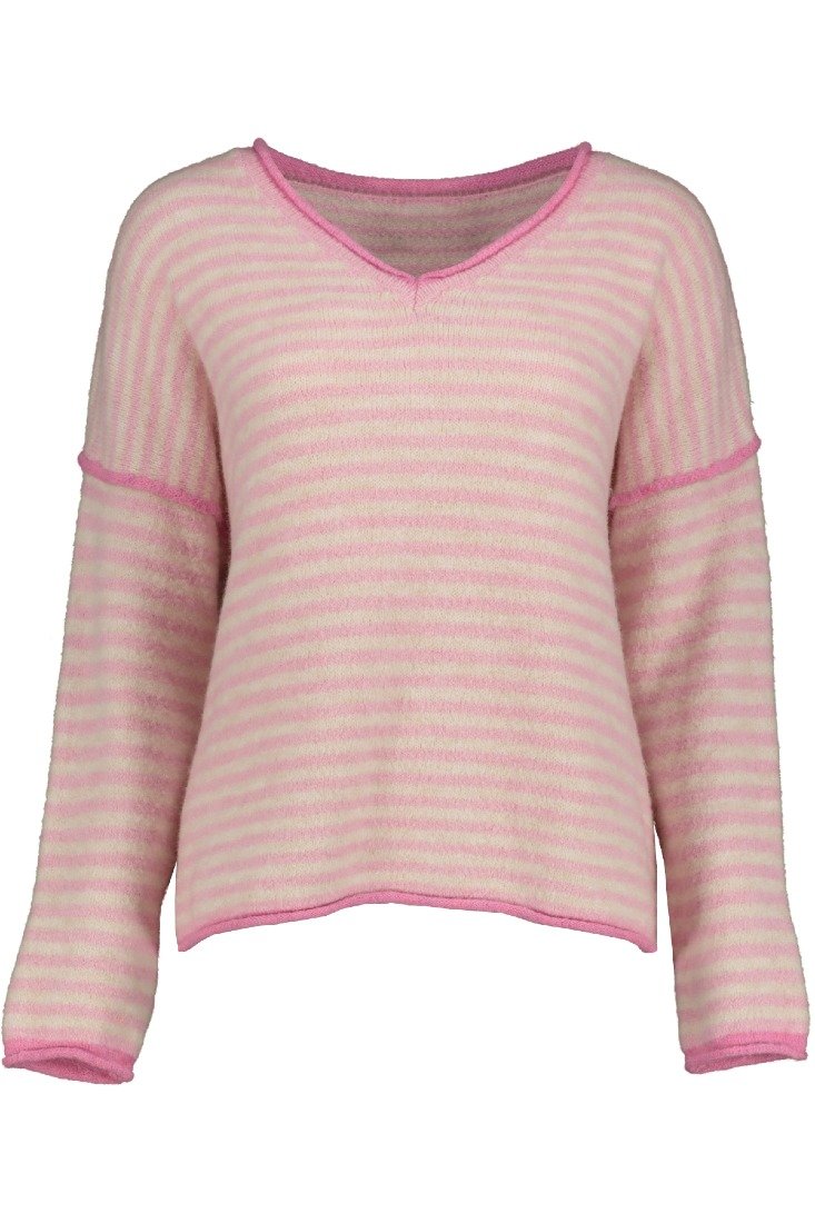 Goose Flash Strickpullover Beige/Rosa