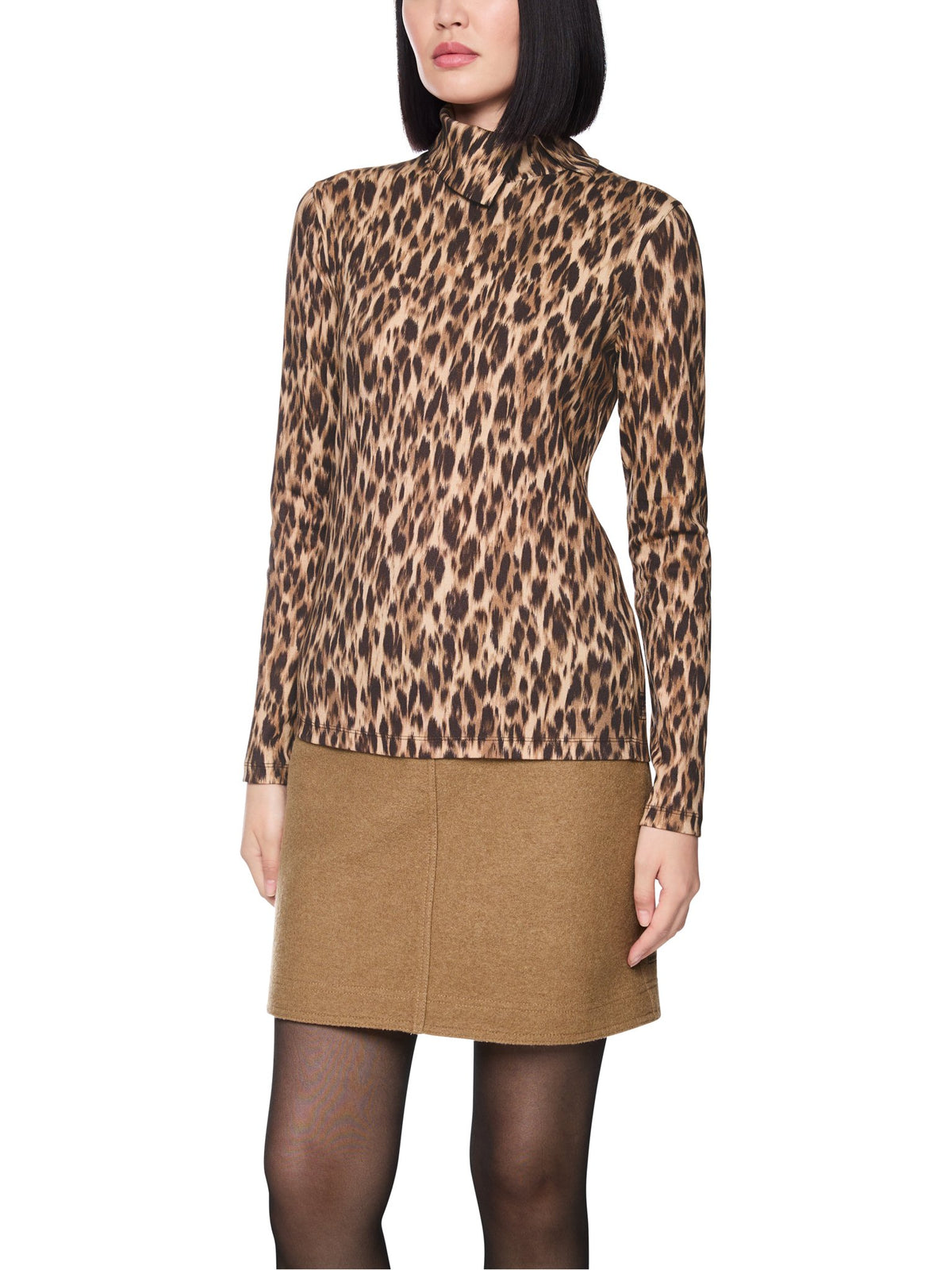 Leo-Longsleeve mit Rollkragen