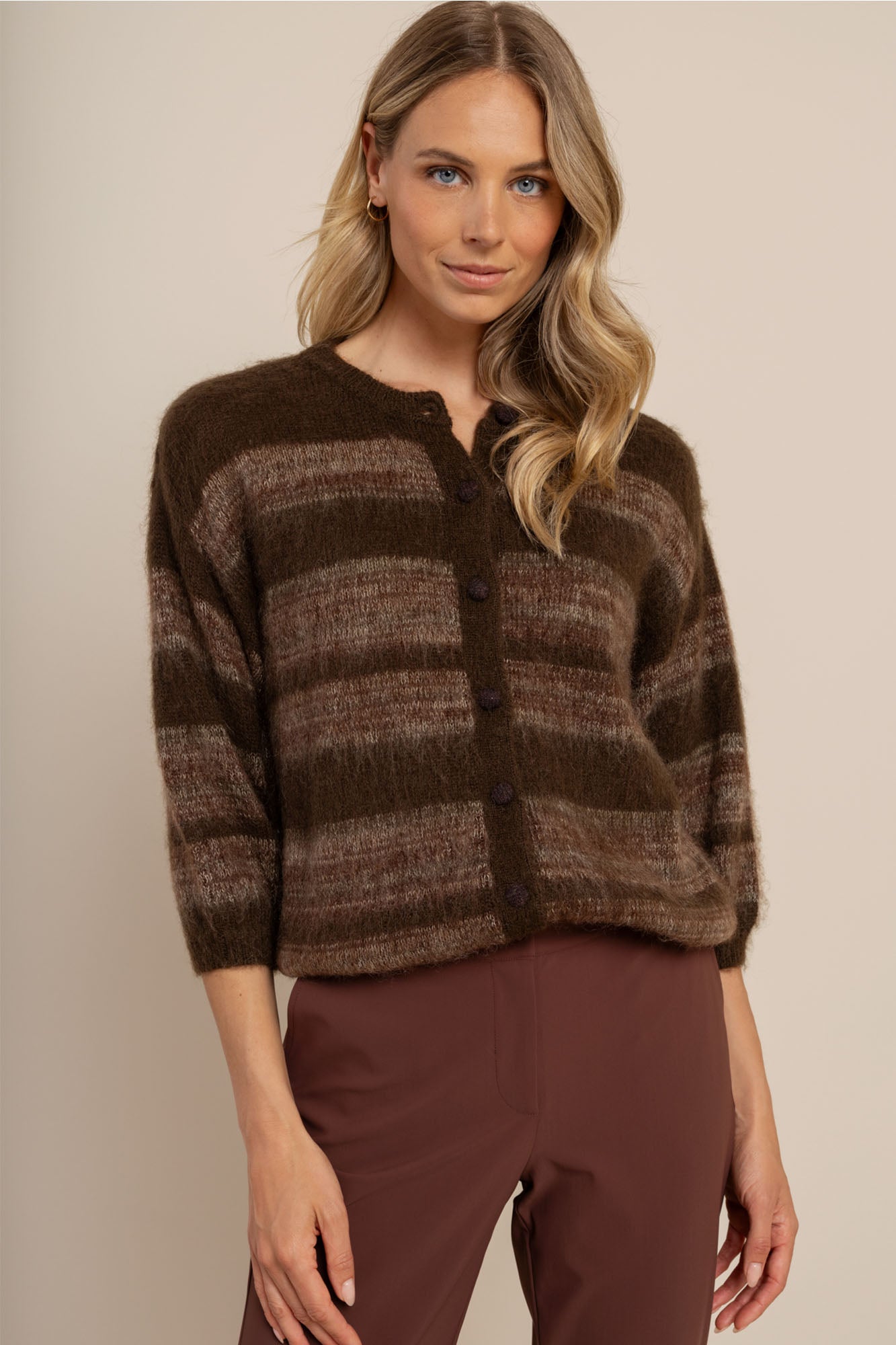Strickjacke Bibi Stripe
