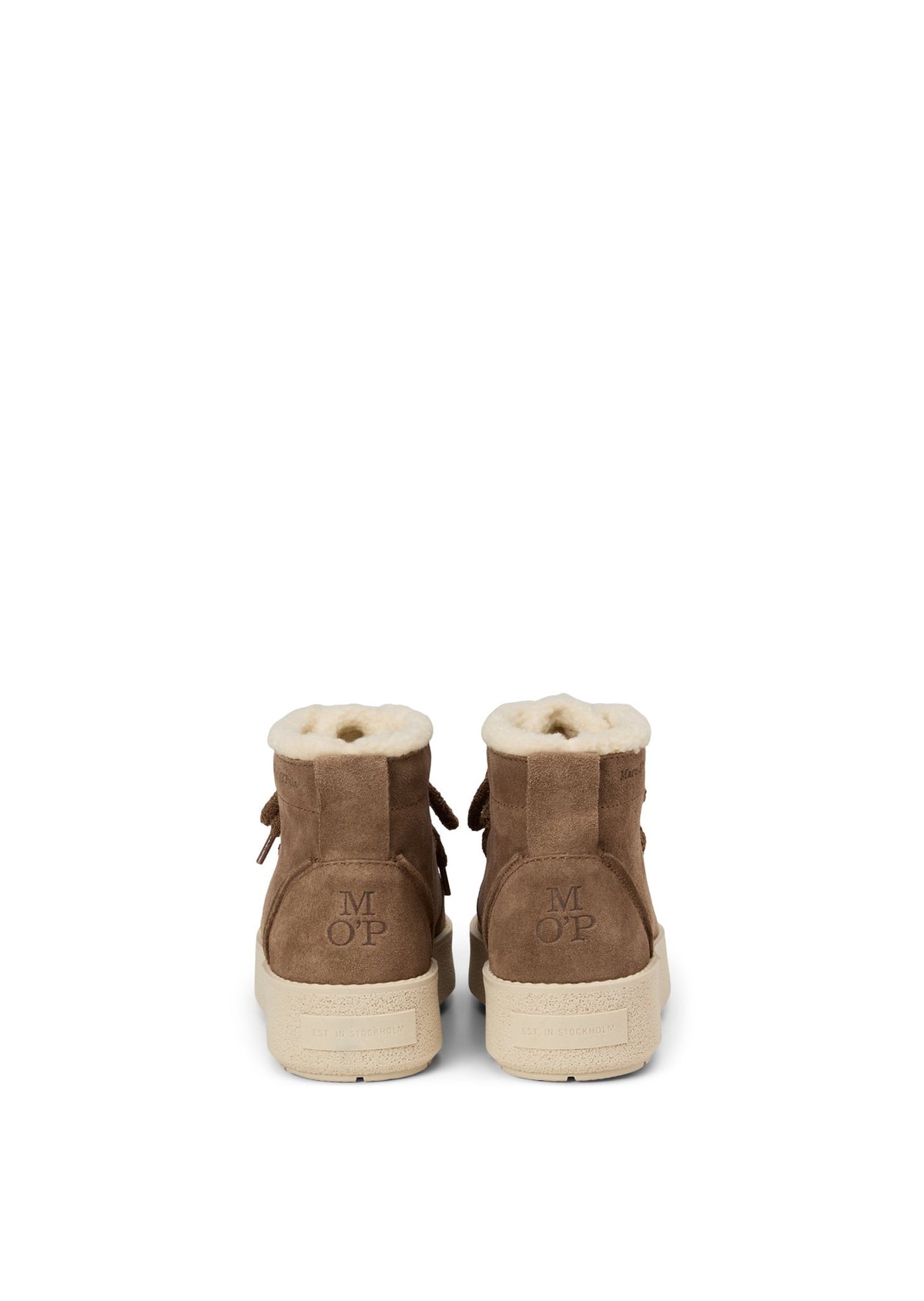 Leder-Boot PIA mit Teddyfell