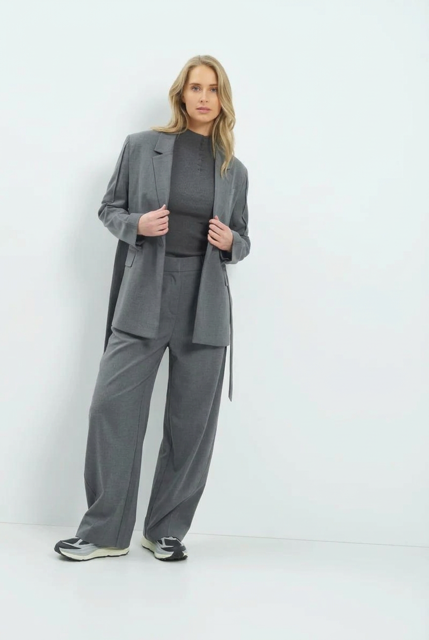 Business-Hose mit Bundfalten
