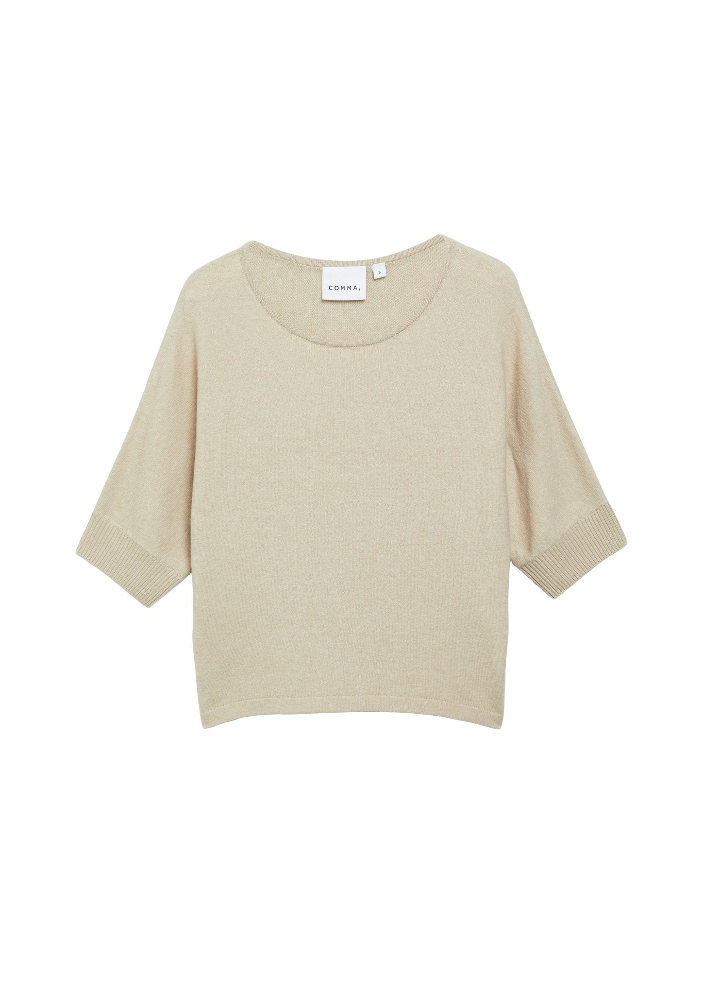 Strickpullover mit U-Bootausschnitt