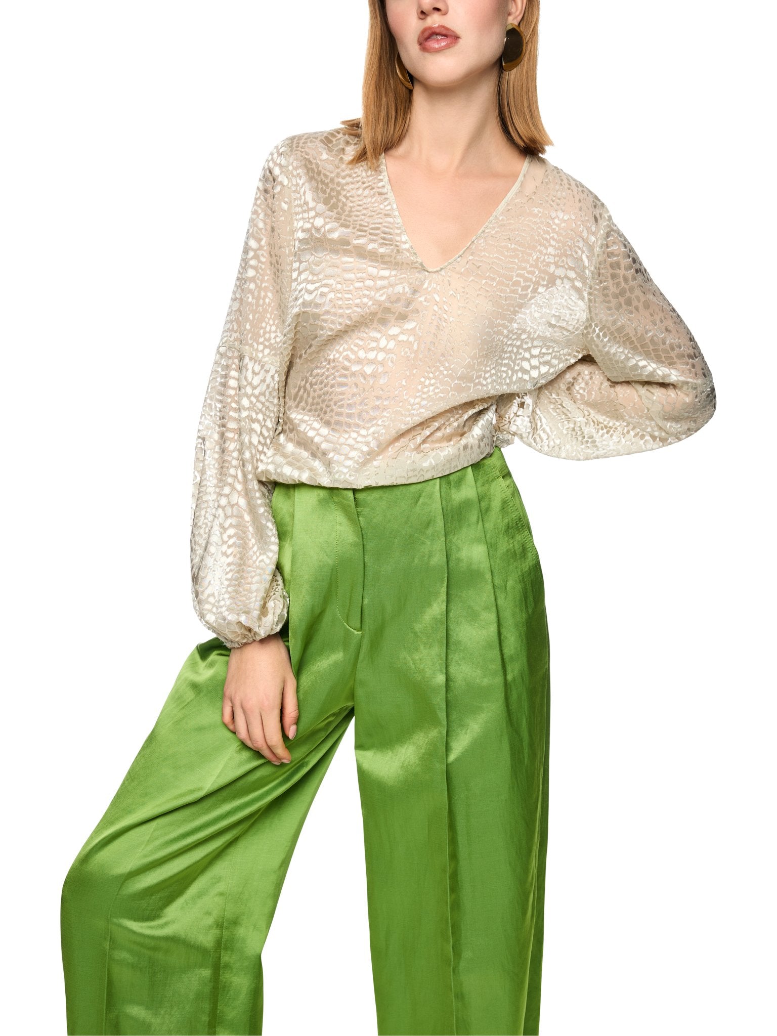 MarcCain Collections Blusen Bright Ecru