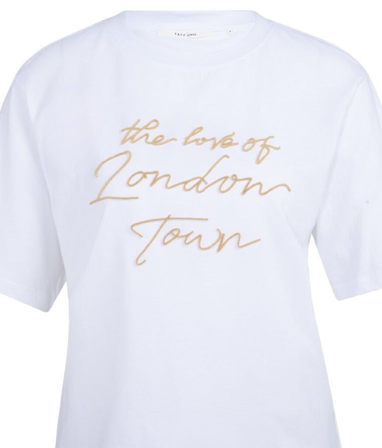 Yaya T-Shirts Reed Yellow Dessin