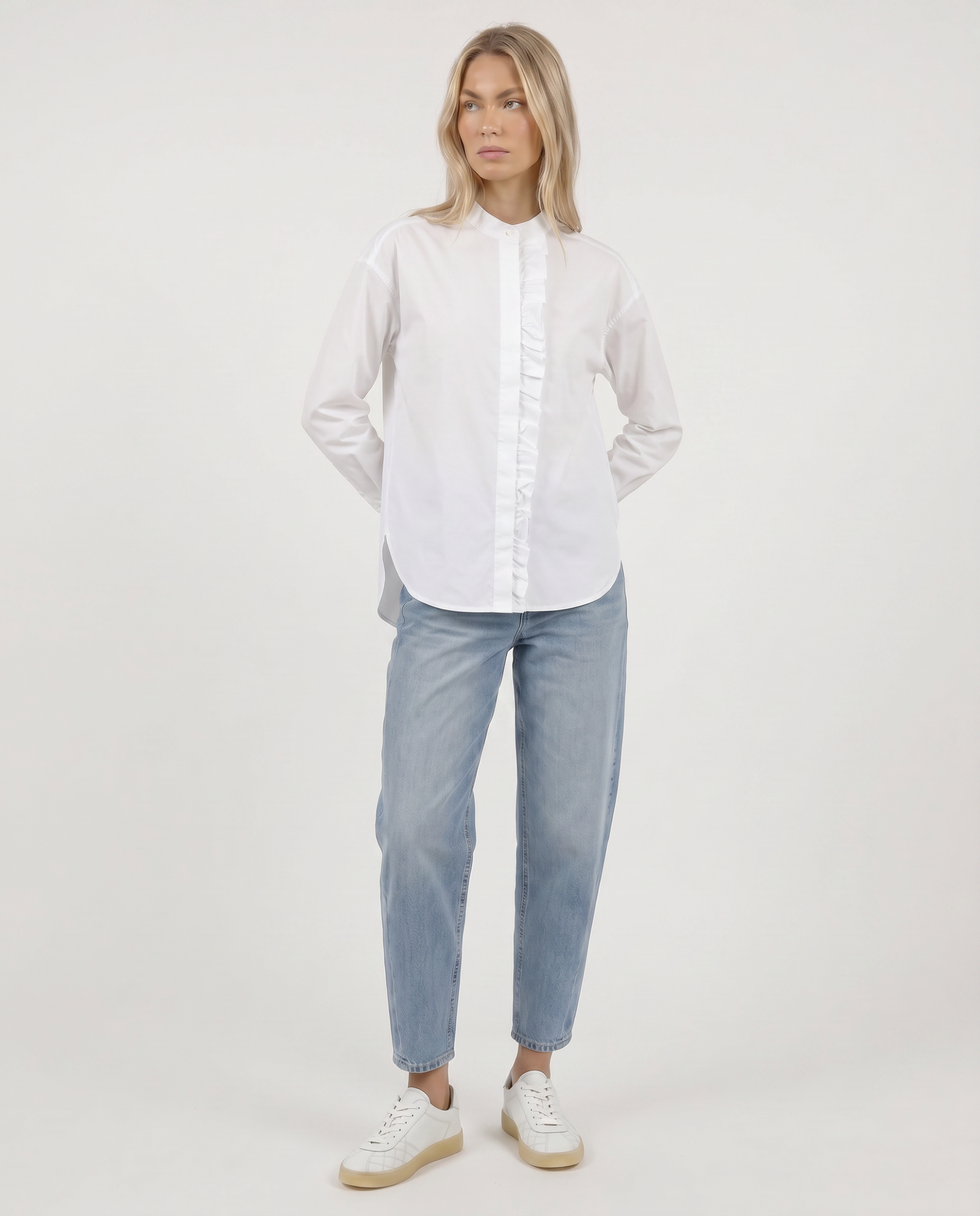 Bluse mit Rüschendetail