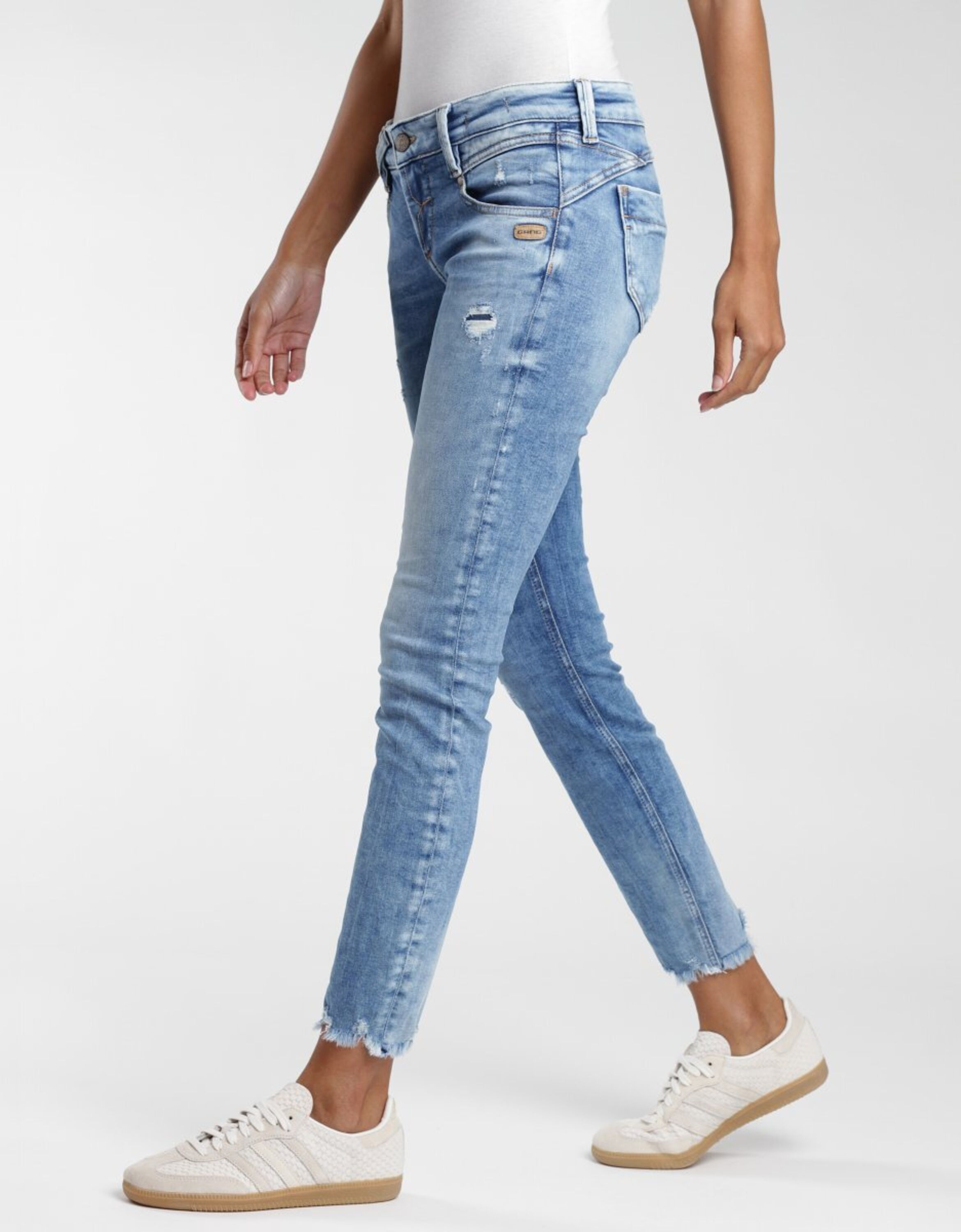gang nena skinny fit cropped jeans