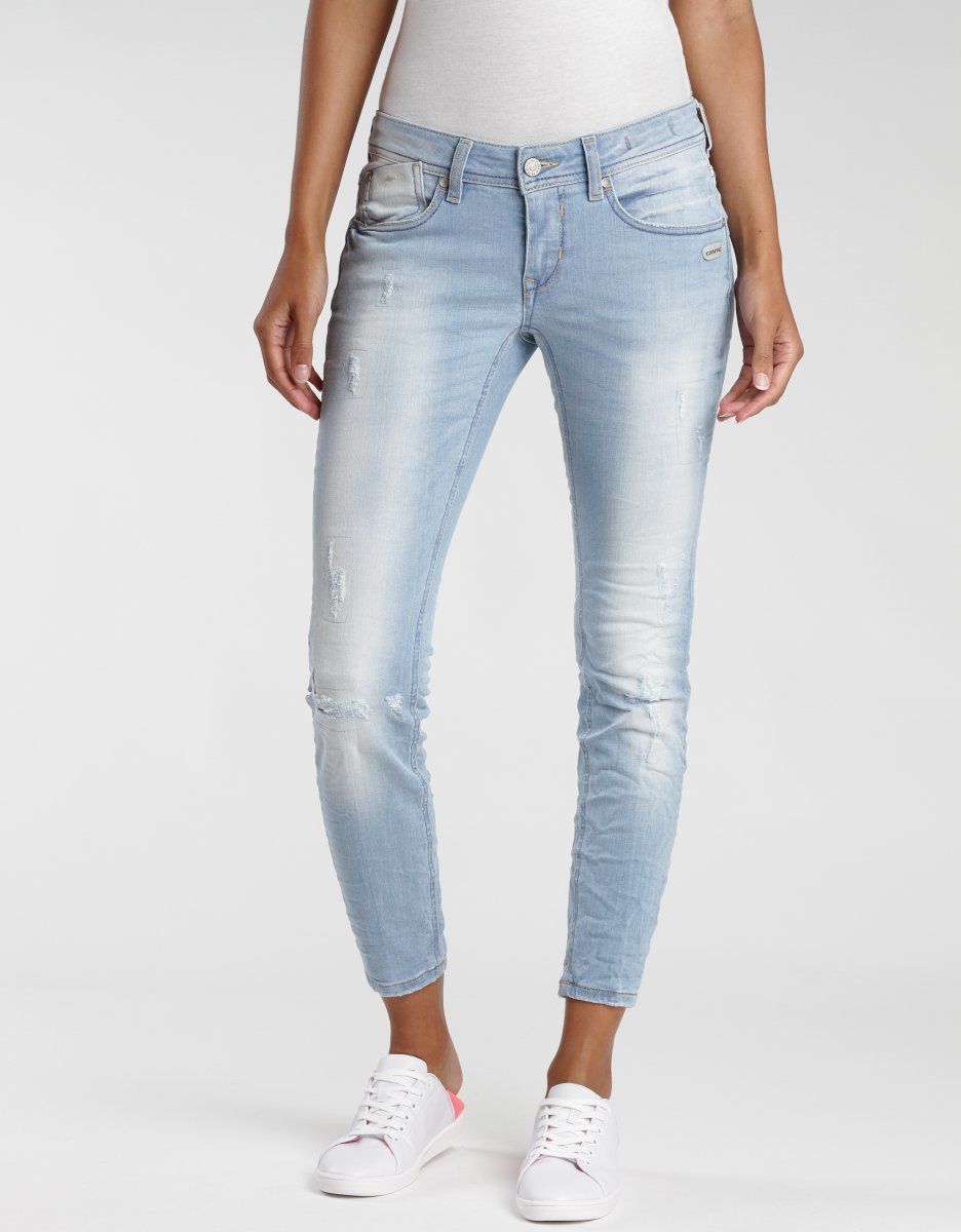 gang faye cropped skinny fit jeans