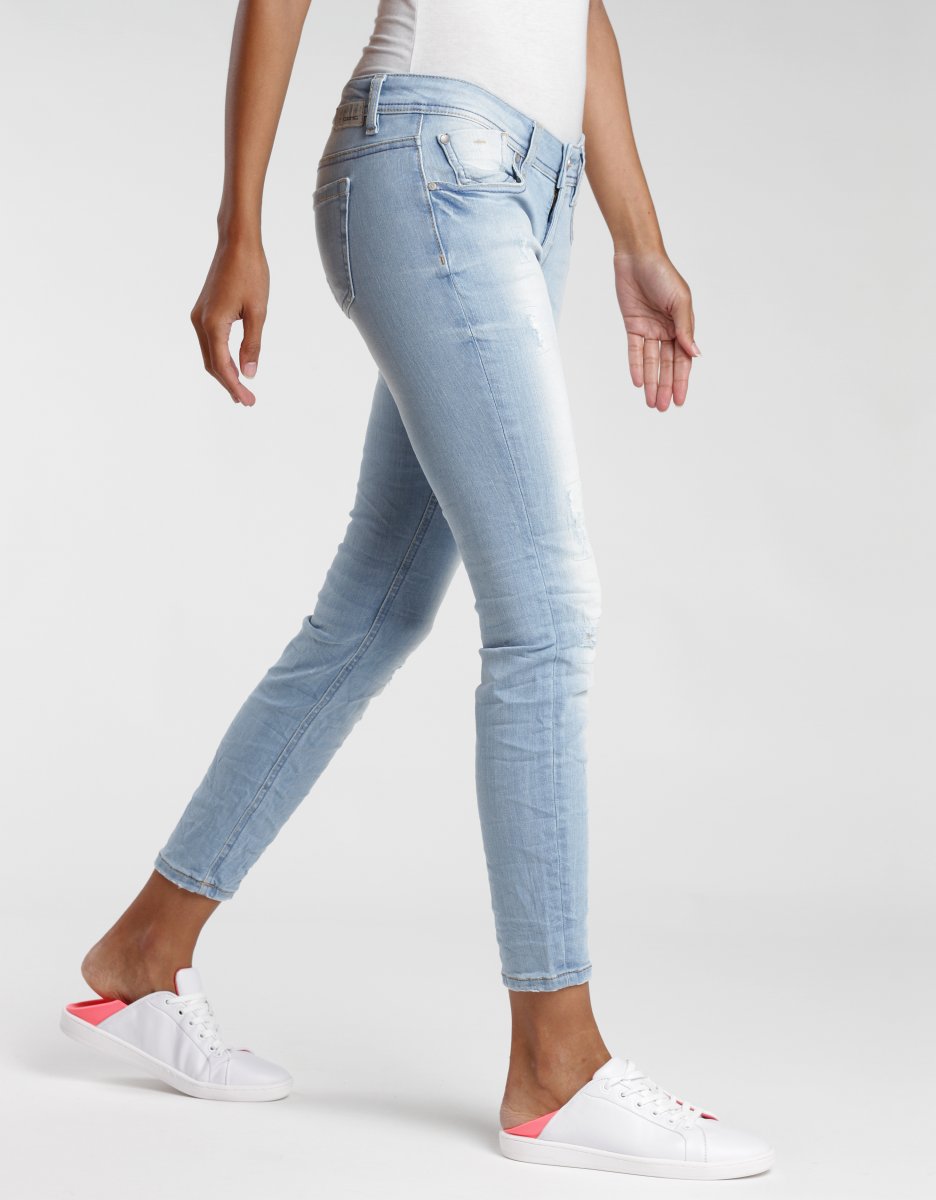 gang faye cropped skinny fit jeans