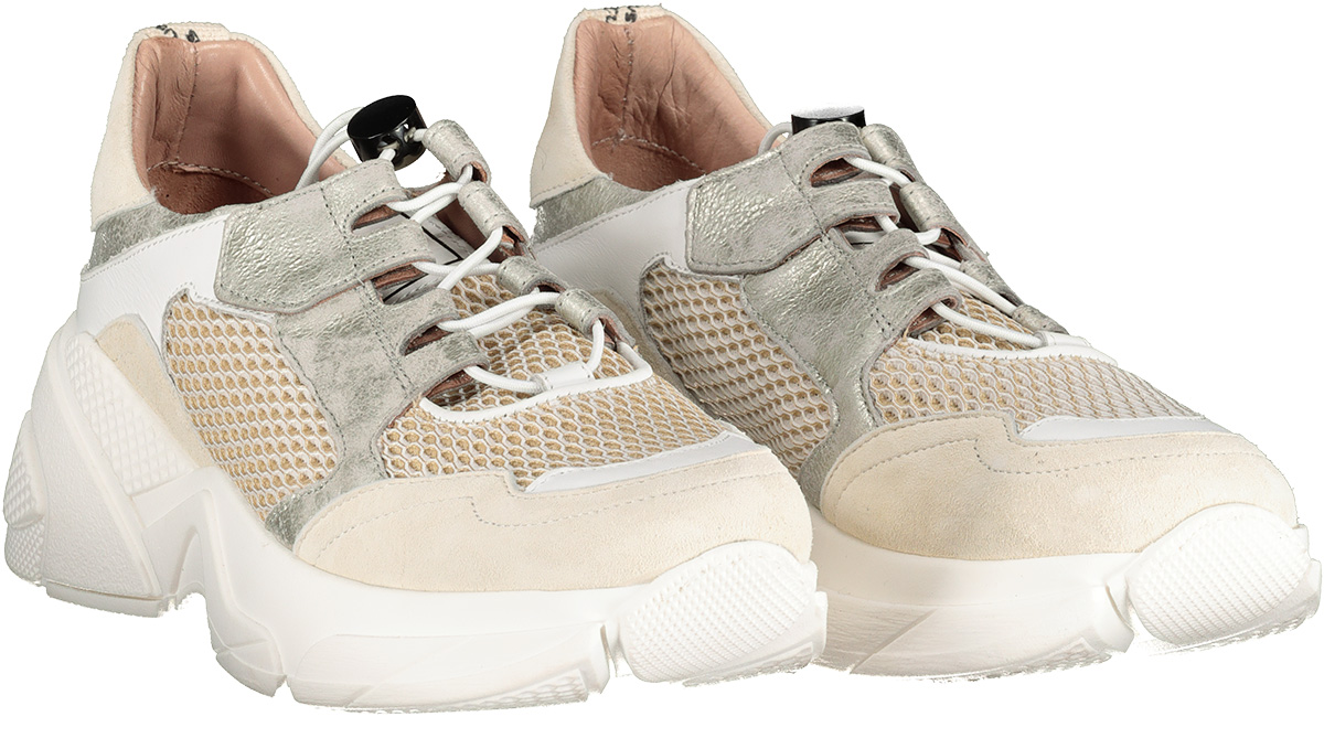 Sneaker Weiß/Beige Mjus bei Mode Löning