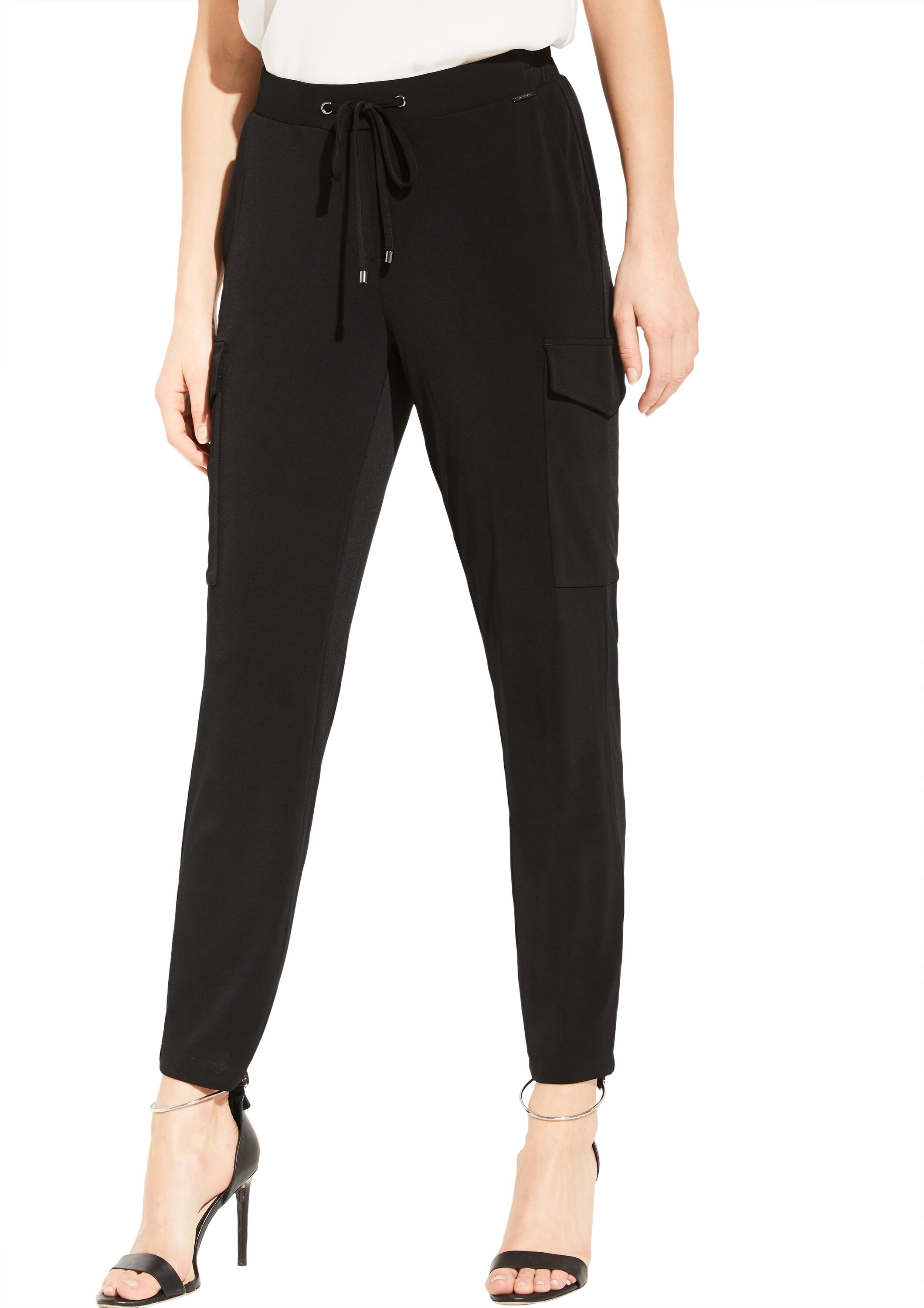 Hose Schwarz 7/8 Comma bei Mode Löning