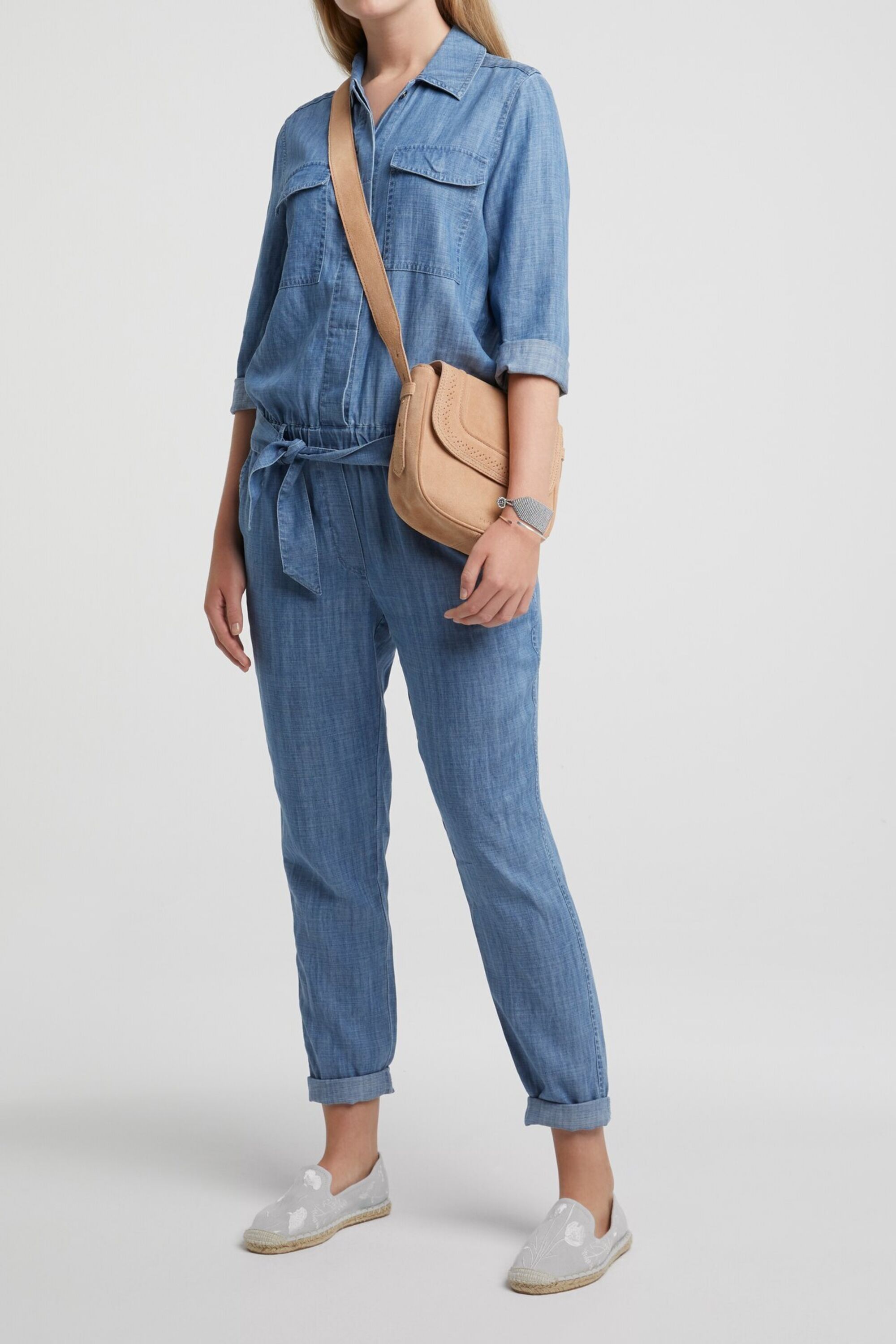 Jumpsuit aus Chambray Yaya bei Mode Löning
