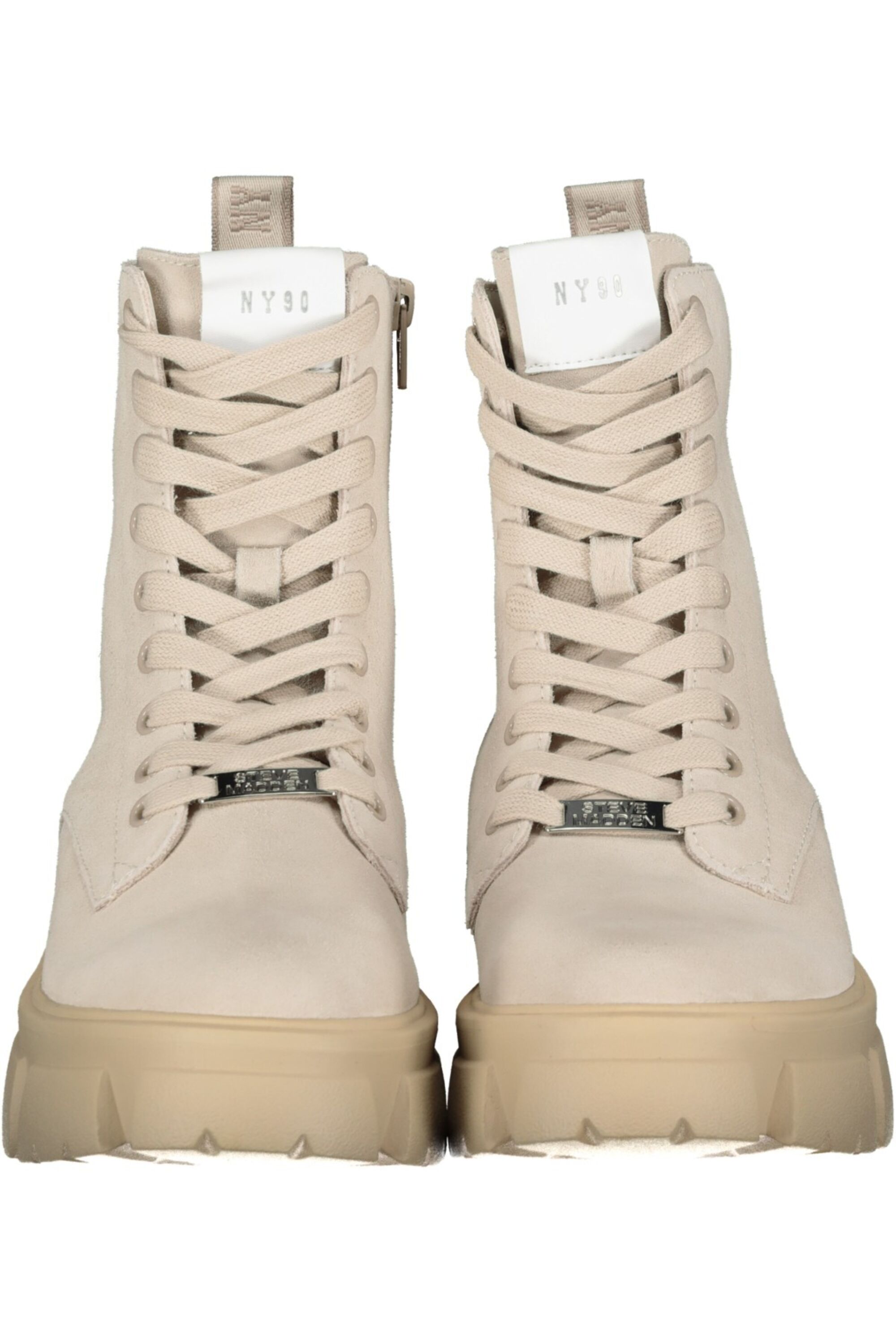 steve madden tanker boots beige