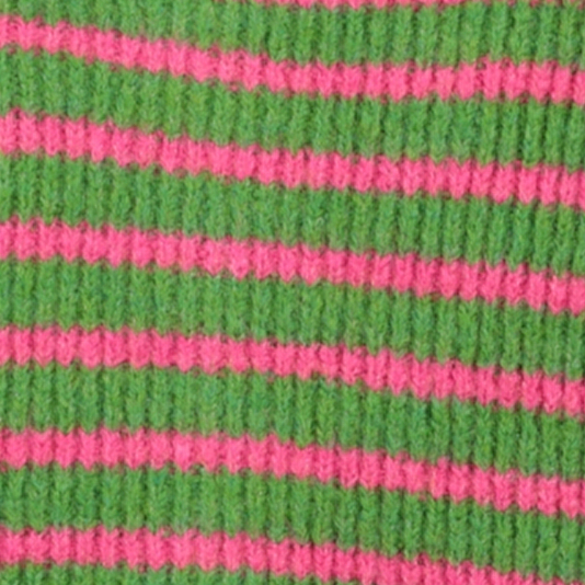 Strickweste mit Streifen