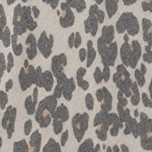 Dreieckstuch mit Leo-Print