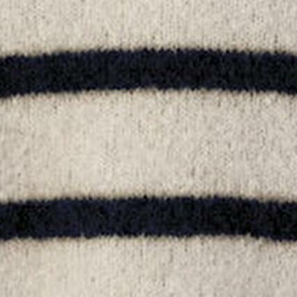 Halbarmpullover mit Streifen